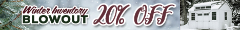 Old Hickory Buildings' Winter Blowout Sale - 15% OFF