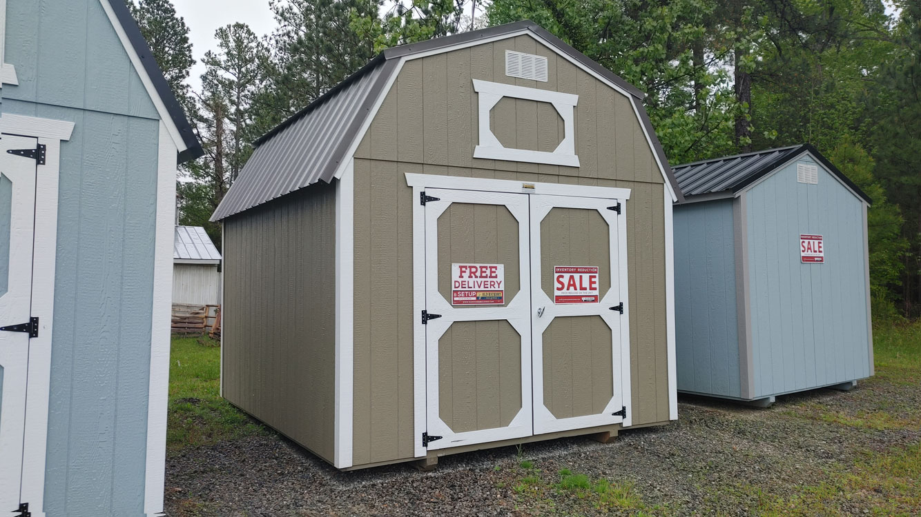 10' x 12' Clay Lofted Barn Storage Shed
