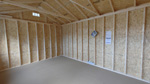 12' x 16' Pewter Cast A-Frame Side Utility Storage Shed