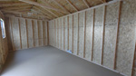 10' x 20' Barn White A-Frame Side Utility Storage Shed