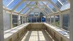 8' x 12' Beige A-Frame Greenhouse