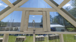 8' x 12' Beige A-Frame Greenhouse