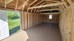 12' x 28' Steely Gray Lofted Barn Garage Storage Shed