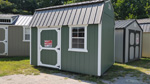 10' x 12' Rosemary Green Side Lofted Barn Storage Shed