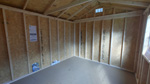 10' x 12' Barn White A-Frame Utility Storage Shed with Horizontal Lap Siding