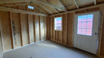 10' x 12' Barn White A-Frame Utility Storage Shed with Horizontal Lap Siding