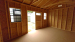 10' x 16' Rosemary Green A-Frame Side Utility Storage Shed