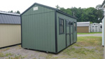 10' x 16' Rosemary Green A-Frame Side Utility Storage Shed