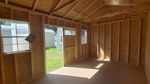 10' x 16' Beige A-Frame Side Utility Storage Shed