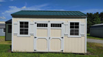 10' x 16' Beige A-Frame Side Utility Storage Shed